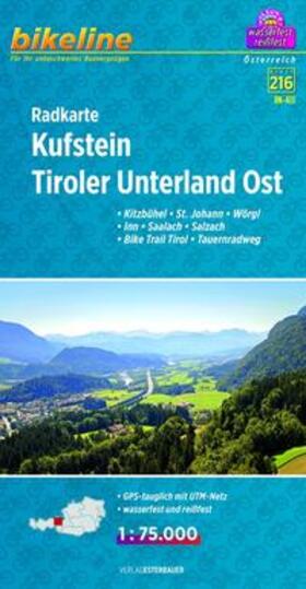  Bikeline Radkarte Kufstein, Tiroler Unterland Ost 1:75 000 (RK-A13) | Sonstiges |  Sack Fachmedien