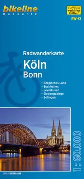  Bikeline Radwanderkarte Köln / Bonn 1 : 60 000 | Sonstiges |  Sack Fachmedien