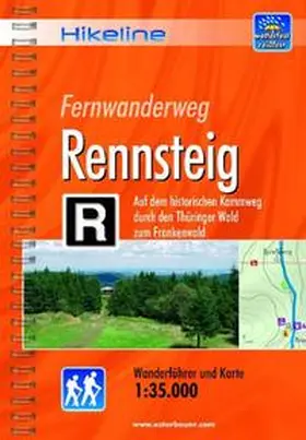  Hikeline Fernwanderweg Rennsteig | Buch |  Sack Fachmedien