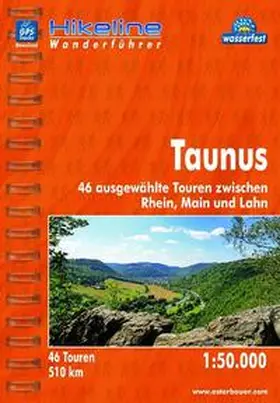  Hikeline Wanderführer Taunus 1 : 50 000 | Buch |  Sack Fachmedien