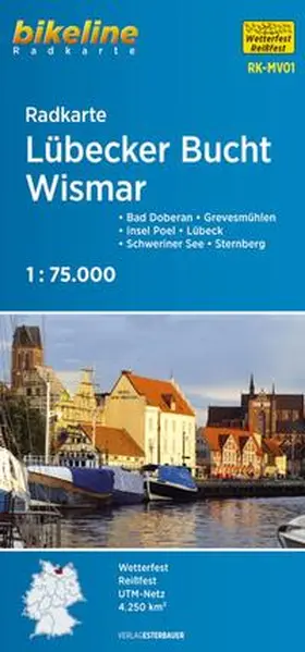  Radkarte Lübecker Bucht Wismar (RK-MV01) | Sonstiges |  Sack Fachmedien
