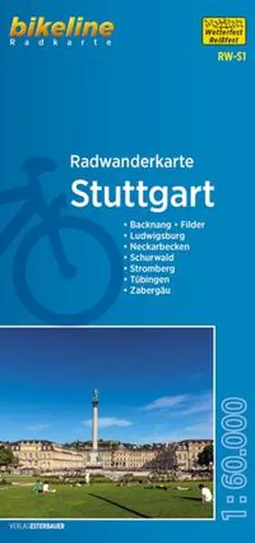  Bikeline Radwanderkarte Stuttgart 1 : 60 000 | Sonstiges |  Sack Fachmedien