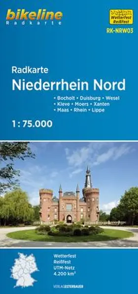  Radkarte Niederrhein Nord (RK-NRW03) | Sonstiges |  Sack Fachmedien