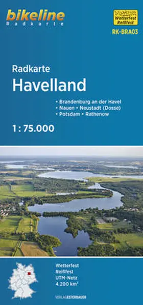 Esterbauer Verlag |  Radkarte Havelland 1:75.000 (RK-BRA03) | Sonstiges |  Sack Fachmedien