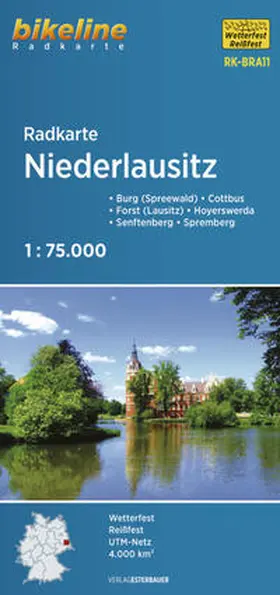  Radkarte Niederlausitz 1:75.000 (RK-BRA11) | Sonstiges |  Sack Fachmedien