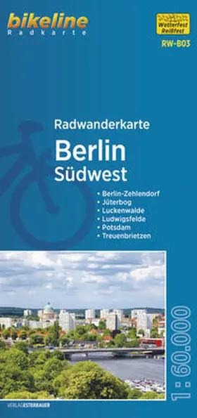  Radwanderkarte Berlin Südwest (RW-B03) | Sonstiges |  Sack Fachmedien