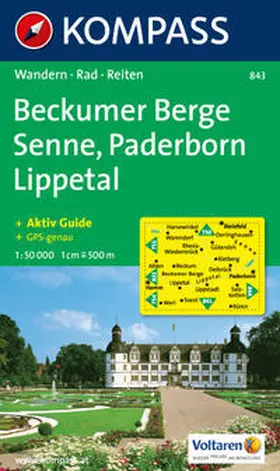  Beckumer Berge - Senne - Paderborn - Lippetal 1 : 50 000 | Sonstiges |  Sack Fachmedien