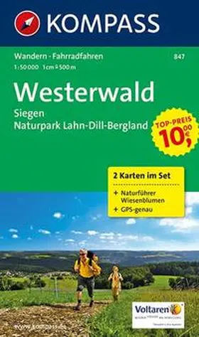  Westerwald - Sieg - Naturpark Lahn - Dill - Bergland 1 : 50 000 | Sonstiges |  Sack Fachmedien