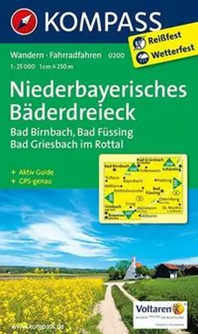  Niederbayerisches Bäderdreieck 1 : 25 000 | Sonstiges |  Sack Fachmedien