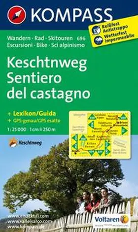  Keschtnweg / Sentiero del castagno 1 : 25 000 | Sonstiges |  Sack Fachmedien