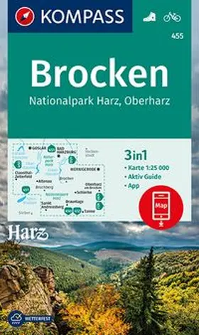  Brocken, Nationalpark Harz, Oberharz 1:25 000 | Sonstiges |  Sack Fachmedien