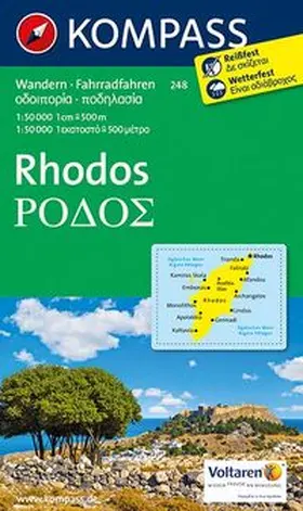  Rhodos 1 : 50 000 | Sonstiges |  Sack Fachmedien