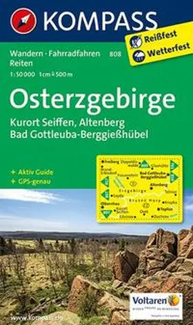  Osterzgebirge 1 : 50 000 | Sonstiges |  Sack Fachmedien
