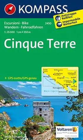  Cinque Terre 1 : 35 000 | Sonstiges |  Sack Fachmedien