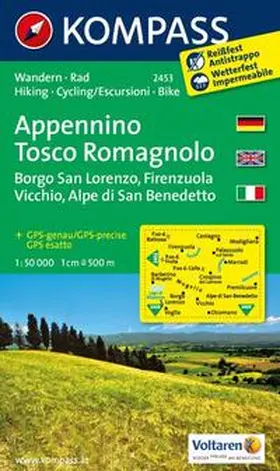  Appennino Tosco Romagnolo - Borgo San Lorenzo - Firenzuola - Vicchio - Alpe di San Benedetto 1 : 50 00 | Sonstiges |  Sack Fachmedien