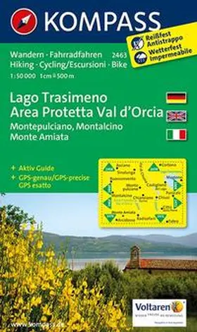 Lago Trasimeno - Area Protetta Val d' Orcia - Montepulciano - Montalcino - Monte Amiata 1 : 50 000 | Sonstiges | 978-3-85026-606-2 | www.sack.de