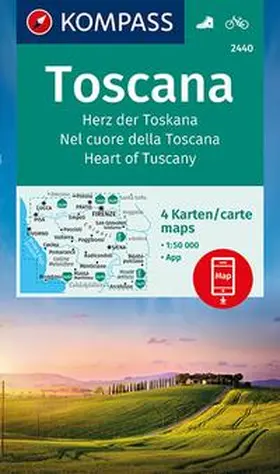  Toscana, Herz der Toskana 1:50 00/Nel cuore della Toscana, Heart of Tuscany | Sonstiges |  Sack Fachmedien