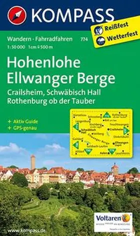  Hohenlohe - Ellwanger Berge 1 : 50 000 | Sonstiges |  Sack Fachmedien