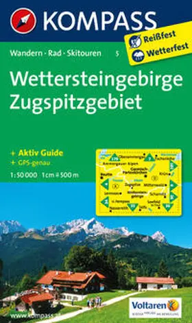  Wettersteingebirge, Zugspitzgebiet 1:50 000 | Sonstiges |  Sack Fachmedien