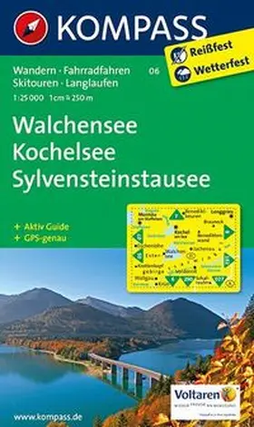  Walchensee - Kochelsee - Sylvensteinstausee 1 : 25 000 | Sonstiges |  Sack Fachmedien