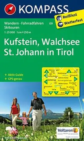  Kufstein, Walchsee, St. Johann in Tirol 1 : 25 000 | Sonstiges |  Sack Fachmedien