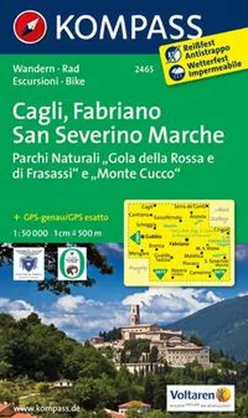  Cagli - Fabriano - San Severino Marche 1 : 50 000 | Sonstiges |  Sack Fachmedien