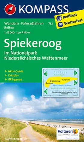  Spiekeroog im Nationalpark NIedersächsisches Wattenmeer 1 : 15 000 | Sonstiges |  Sack Fachmedien