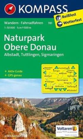  Naturpark Obere Donau - Albstadt - Tuttlingen - Sigmaringen 1 : 50 000 | Sonstiges |  Sack Fachmedien