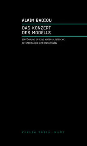 Badiou |  Das Konzept des Modells | Buch |  Sack Fachmedien