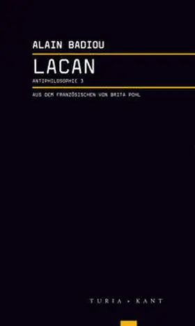 Badiou |  Lacan | Buch |  Sack Fachmedien
