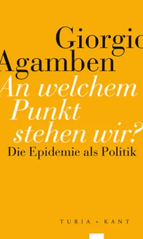 Agamben |  An welchem Punkt stehen wir? | Buch |  Sack Fachmedien