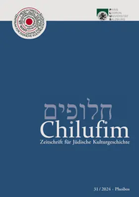 Zentrum für Jüdische Kulturgeschichte der Universität Salzburg |  Chilufim 31, 2024 | Buch |  Sack Fachmedien