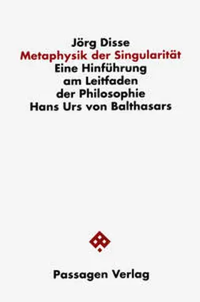 Disse |  Metaphysik der Singularität | Buch |  Sack Fachmedien