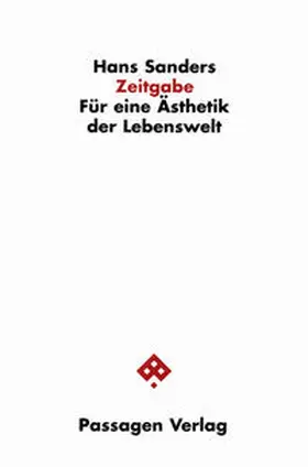 Sanders |  Zeitgabe | Buch |  Sack Fachmedien