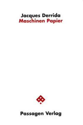 Derrida / Engelmann |  Maschinen Papier | Buch |  Sack Fachmedien