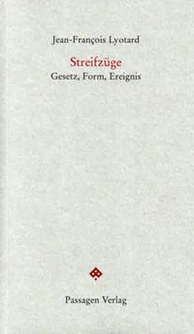 Lyotard / Engelmann |  Streifzüge | Buch |  Sack Fachmedien