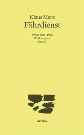 Merz / Bundi |  Fährdienst | Buch |  Sack Fachmedien