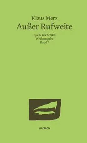 Merz / Bundi |  Außer Rufweite | Buch |  Sack Fachmedien