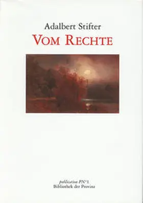 Stifter |  Vom Rechte | Buch |  Sack Fachmedien