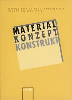 Linschinger |  Material, Konzept, Konstrukt | Buch |  Sack Fachmedien