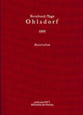 Gebesmair / Mittermayer |  Bernhard-Tage Ohlsdorf 1999 | Buch |  Sack Fachmedien