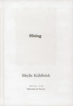 Küblböck |  Hiring | Buch |  Sack Fachmedien