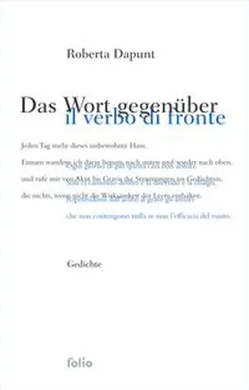 Dapunt |  Das Wort gegenüber | Buch |  Sack Fachmedien