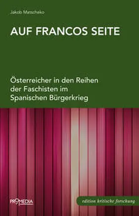 Matscheko |  Auf Francos Seite | Buch |  Sack Fachmedien