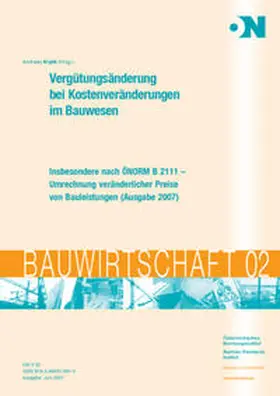 Kropik |  Vergütungsänderung bei Kostenveränderung im Bauwesen | Buch |  Sack Fachmedien
