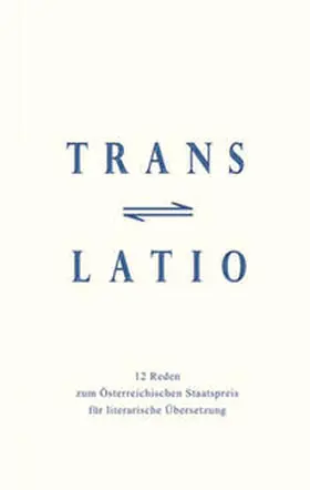 Hafner / Himmelbauer |  Translatio | Buch |  Sack Fachmedien