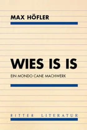 Höfler |  wies is is. | Buch |  Sack Fachmedien