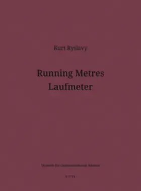 Ryslavy |  Running Metres – Laufmeter | Buch |  Sack Fachmedien