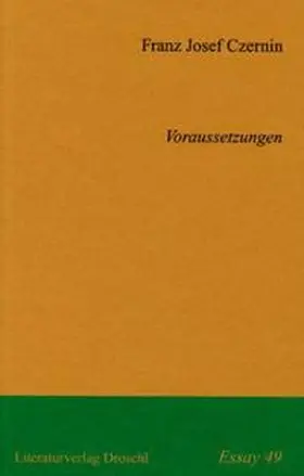 Czernin |  Voraussetzungen | Buch |  Sack Fachmedien