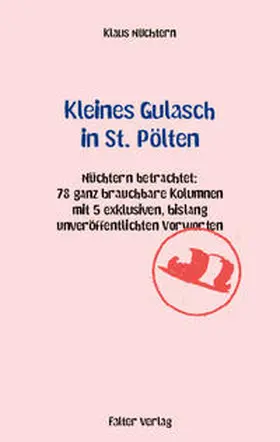 Nüchtern |  Kleines Gulasch in St. Pölten | Buch |  Sack Fachmedien